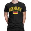Deutschland Deutschland Deutsche Flagge T-Shirt Herren Lässig Reine Baumwolle T-Shirt Rundhals Kurzarm T-Shirts Erwachsenen Kleidung