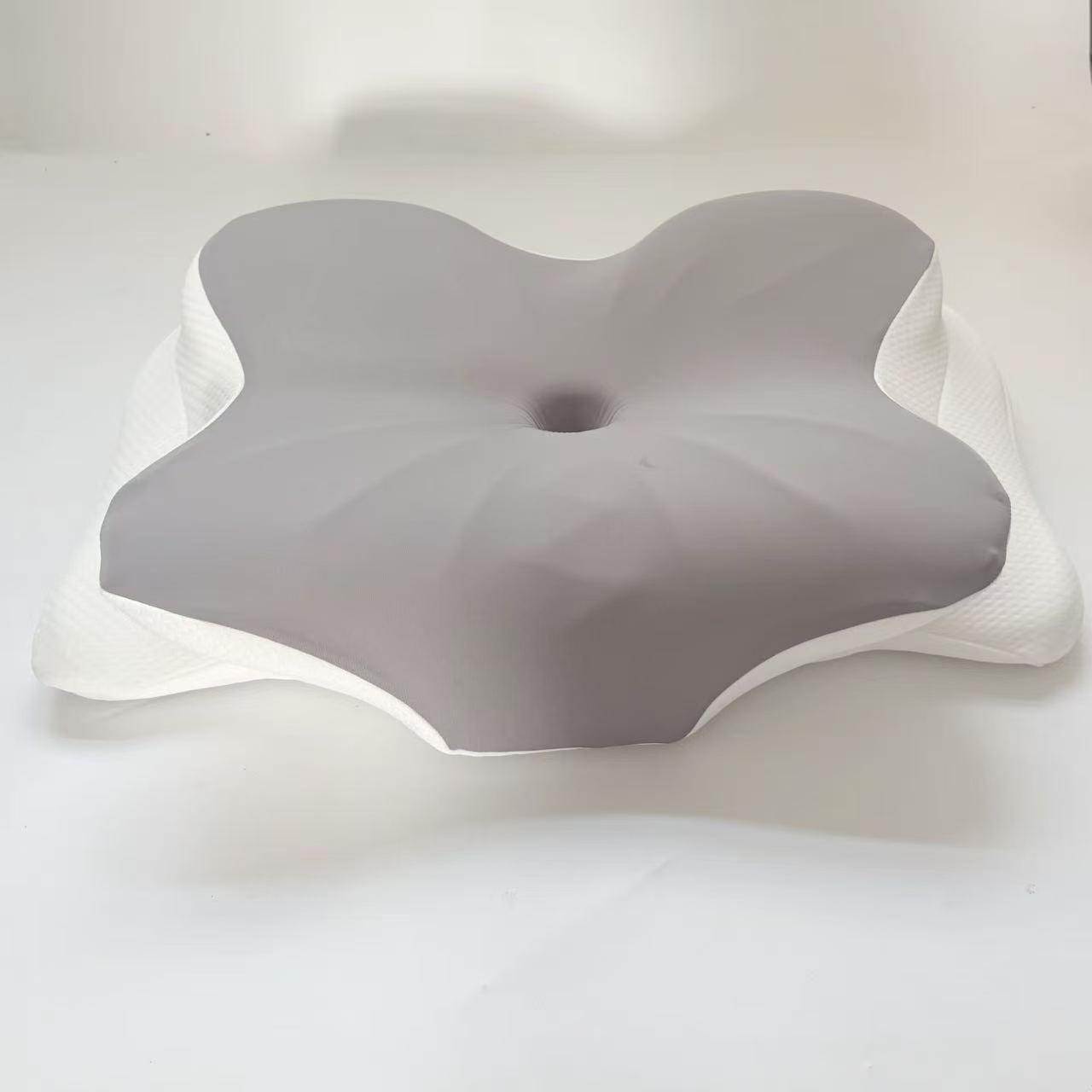 Cross-Border Butterfly Memory Foam Neck Pillow - Irregular, Zero Pressure, Sleep Aid, Side Sleeper, Cow Horn Cervical Support. 62x38x13