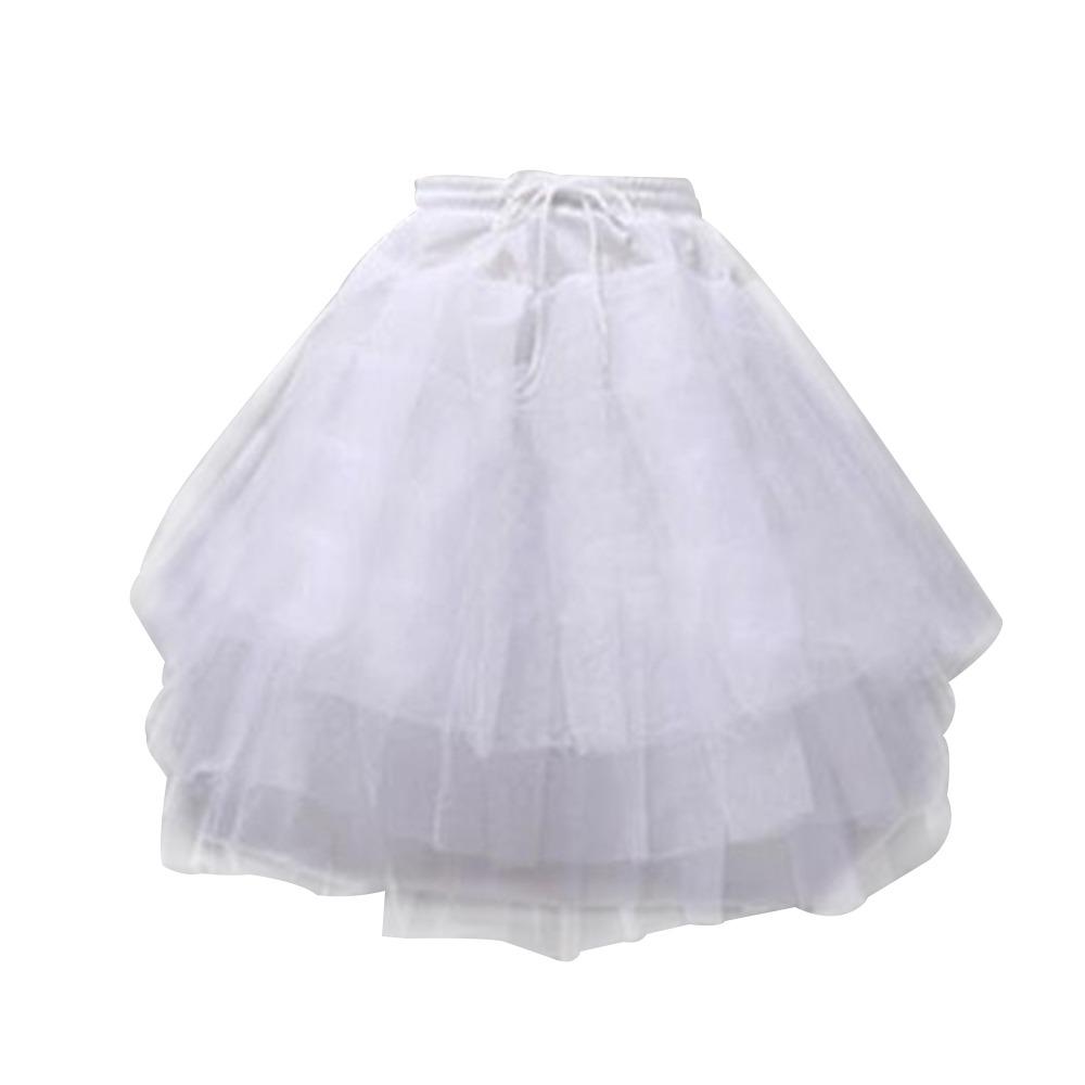 

Without hoop Underskirt Crinoline White Ball Gown Petticoats Fashion Petticoat