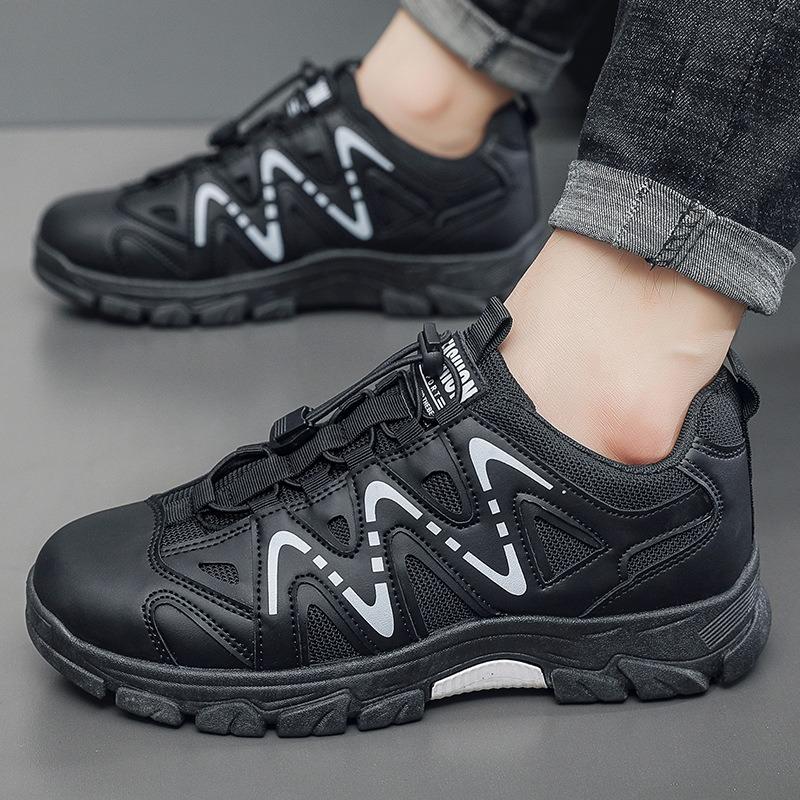 Autumn new men's shoes casual sports shoes men's outdoor hiking shoes large size trendy tooling shoes