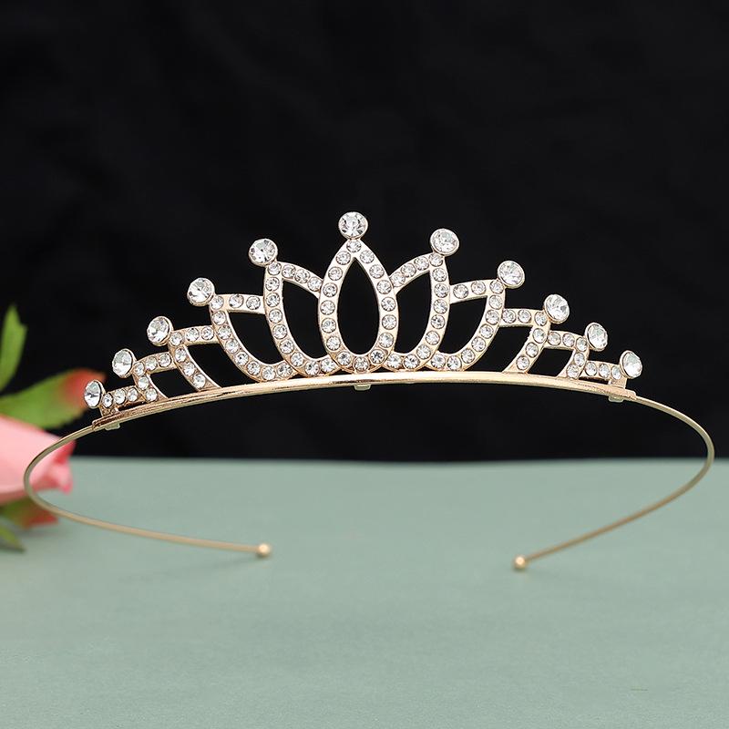 Children's Rhinestone Crown Headband for Birthdays