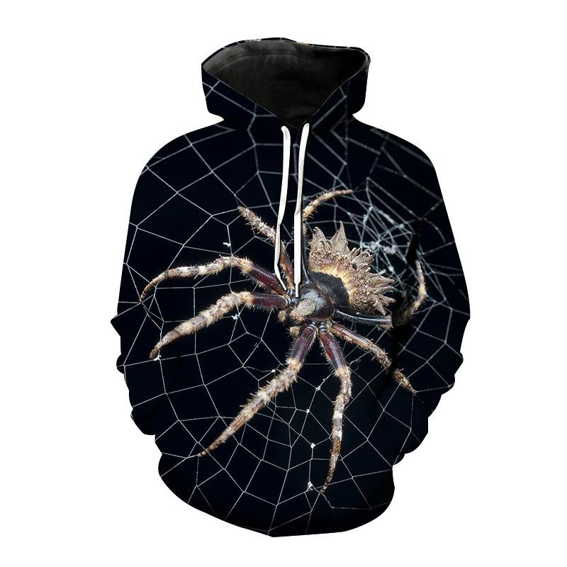 Spring Autumn Hooded Sweatshirt 3D Digital Printing Unisex Hoodies Men Women Fashion Loose Pullover