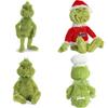 Grinch Natal Chef Fantasia Brinquedos de Pelúcia Bonecas de Pelúcia Presente para Crianças Macio Aconchegante