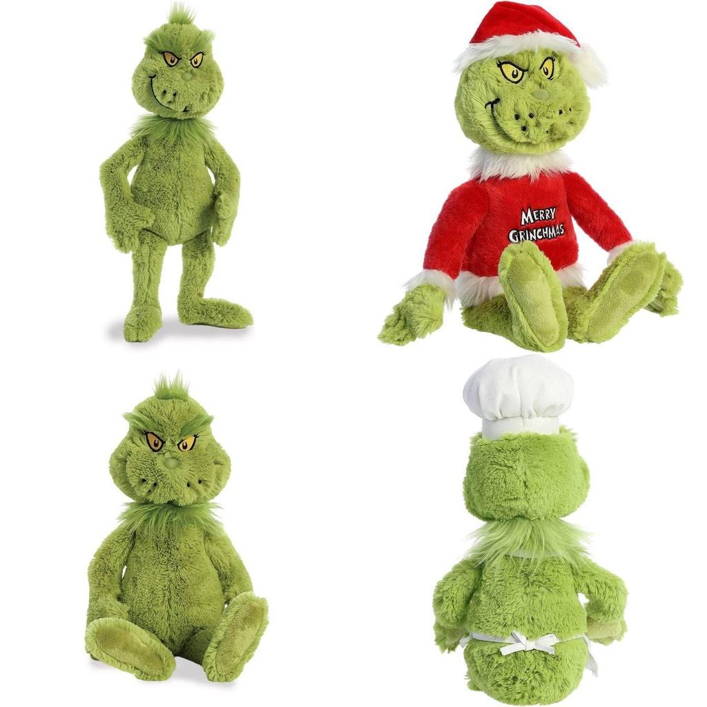 Grinch Crăciun Bucătari Costumează Jucării de Pluș Păpuși Umplute Cadou pentru Copii Moale Drăgălaș