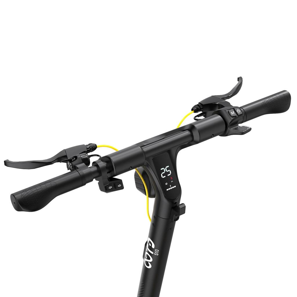 OOTD S10 Electric Scooter Outfit: 10-inch 1400W Motor, 48V 20AH, Maximum Range 70km, Maximum Load 120kg, Black