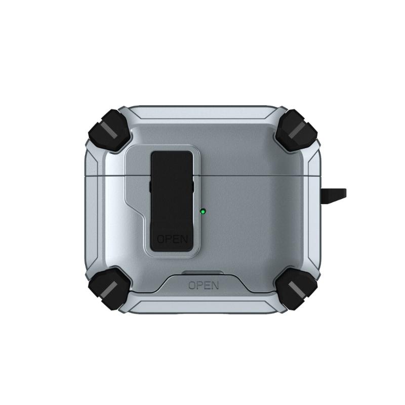 

Earphone Sleeve with Magnetic Lock for 4 Protector Case Earphone Cover Scratchproof Skin Shell Earbuds Housing серый