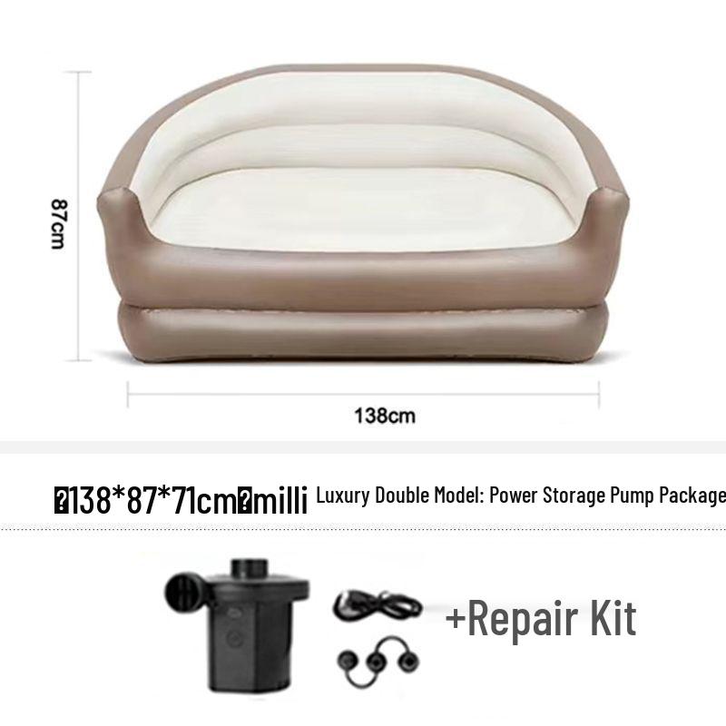 Thickened Inflatable Sofa Chair for Home & Outdoor Leisure