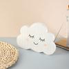 Nursery Shelf Accent Set, Wooden Moon and Cloud Room Display Decorations Pair for Tabletop Bookshelves Accessories Gift