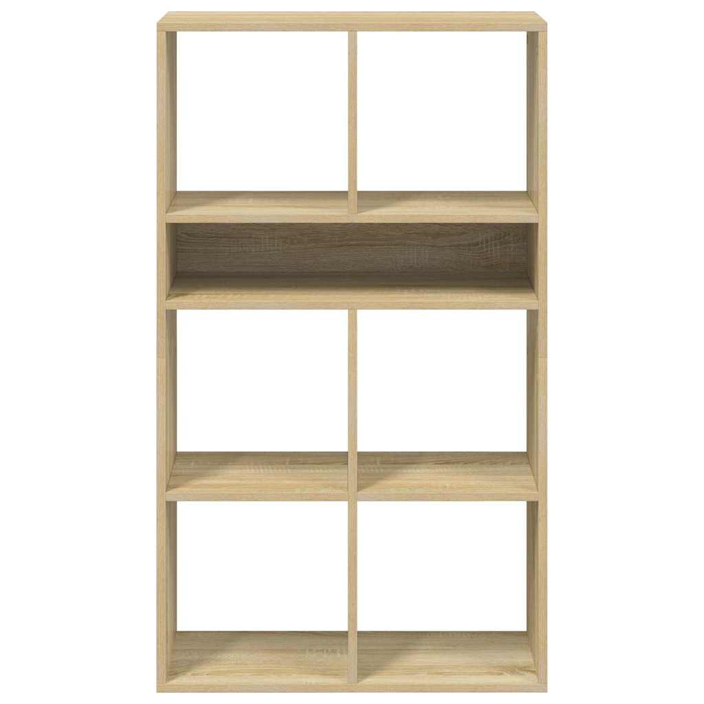 Vidaxl Regał Na Książki, Sonoma Oak, Materiał Drewnopochodny