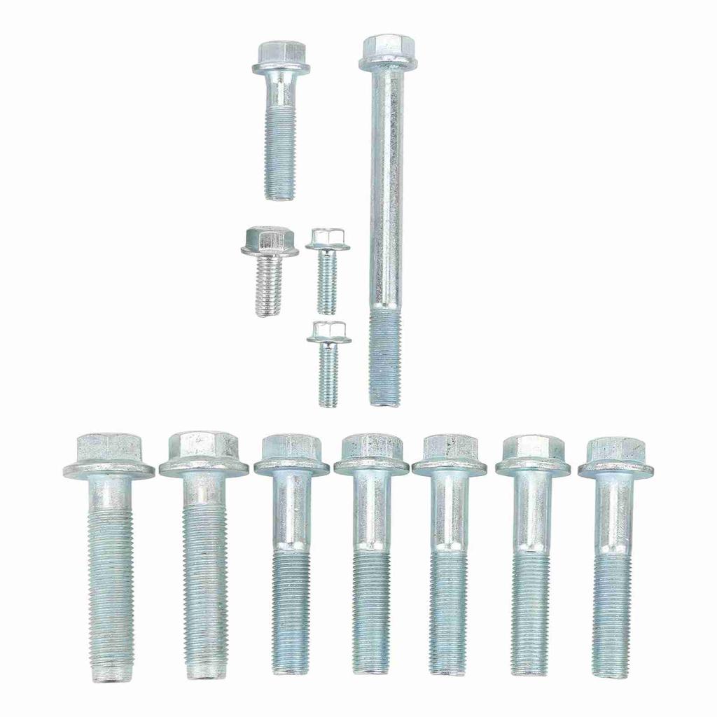 12-teiliges Getriebeschrauben-Set Komplettmetall-Ersatz für Acura B16 B18 B20 Hydro 5-Gang