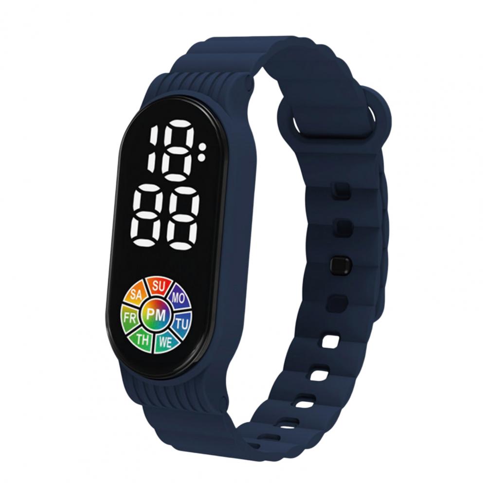 Wrist Watch Touch Control Digital Display Waterproof Multi-function Kids Electronic Watch
