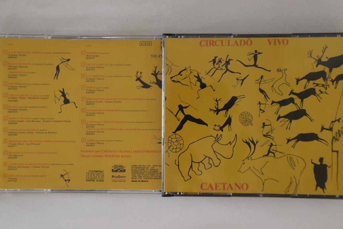 

CD CAETANO VELOSO - Circulado Vivo 5104592 PHILIPS Brazil Latin Used