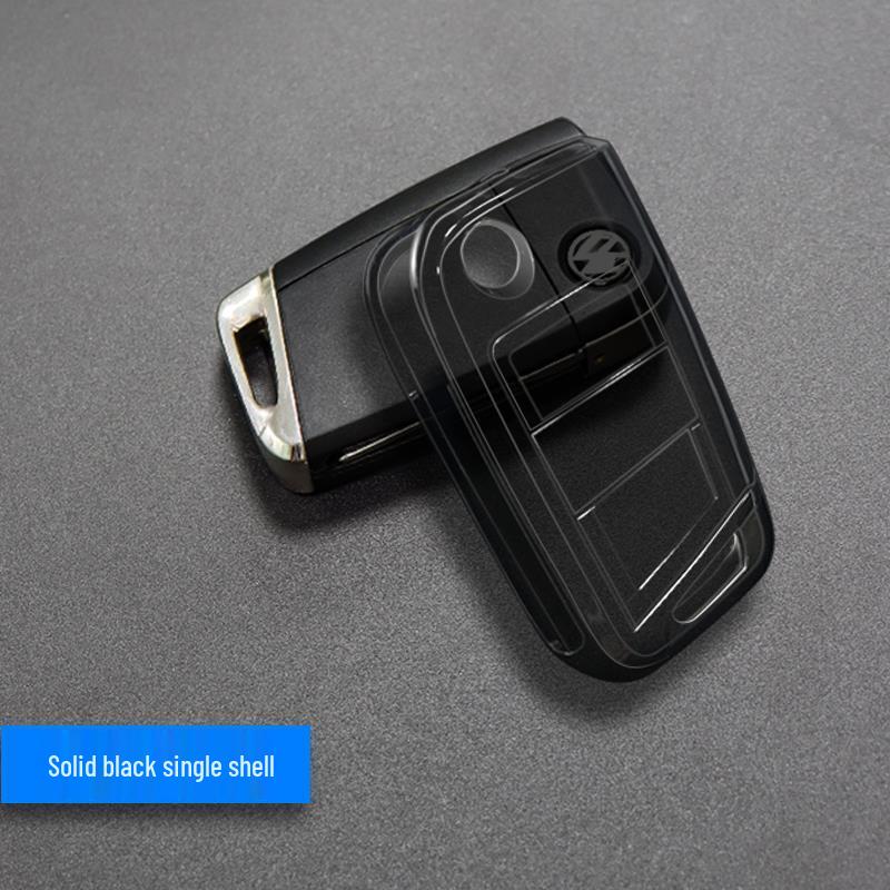 Transparent Key Case for Volkswagen: Compatible with Lavida, Sagitar, Tharu, T-Roc, Polo, Tayron, Tiguan, Bora, CC.