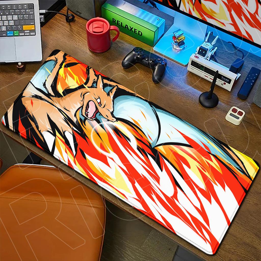 Computer Carpet Accessories Office Mouse Pad Large Washable Non-slip Pokemon Kingler 900x400mm Game Laptop Desk Mat Keyboard Rug