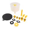 15Pcs Radiator Coolant Filling Funnel Kit Spill Proof Reinforced Design Universal Cooling System Fill Kit