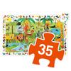 DJECO Jungle Observation Puzzle, 35-Piece Picture Search Jigsaw Puzzle, Montessori Educational Toy for Ages 3, 4, and 5. Perfect for Boys and Girls,