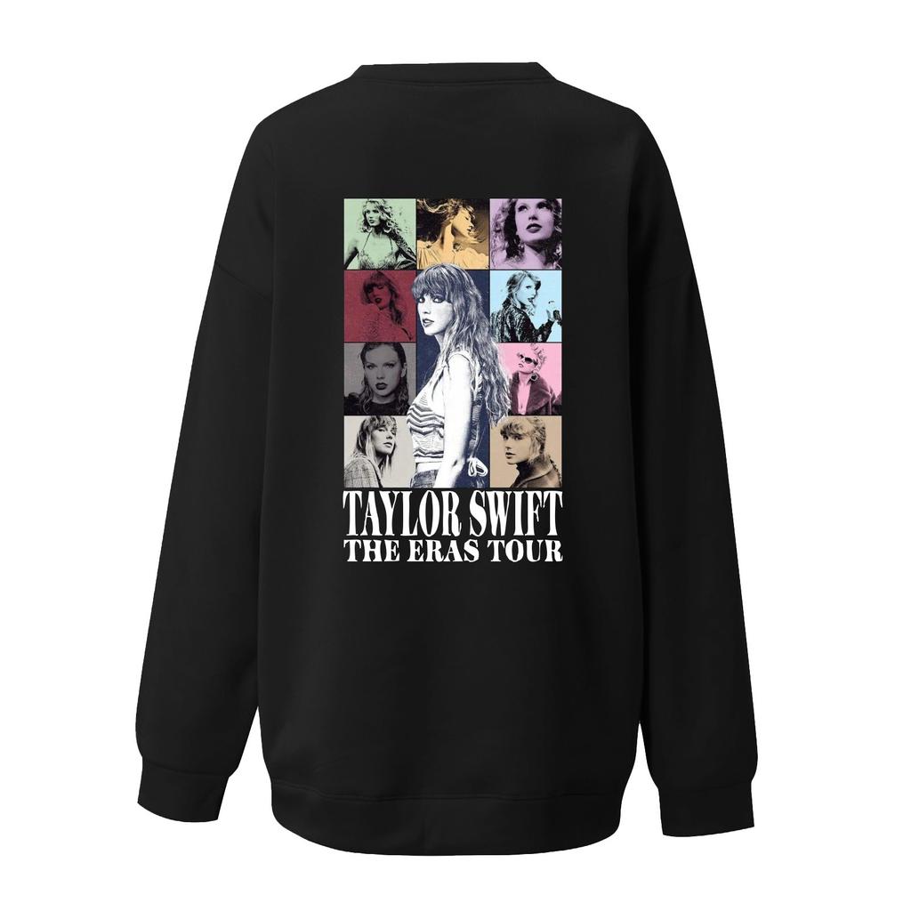 Women Autumn Winter Tops Women's Long Sleeve Sweatshirt Casual Crewneck Loose Fit Pollover Fleece Tops