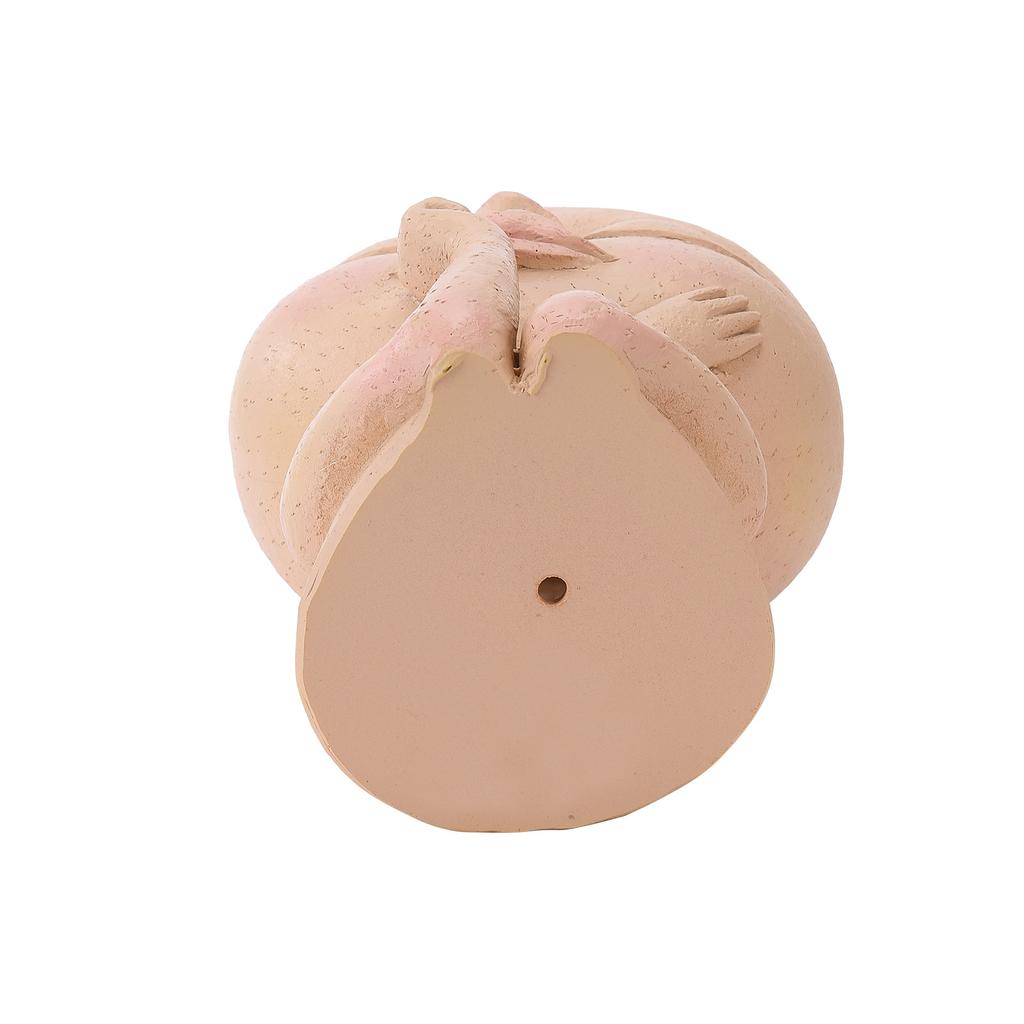 Face Planter Pots Head Planter Face Flower Pot Head Planter for Indoor Outdoor Plants with Drainage Hole Closed Eyes