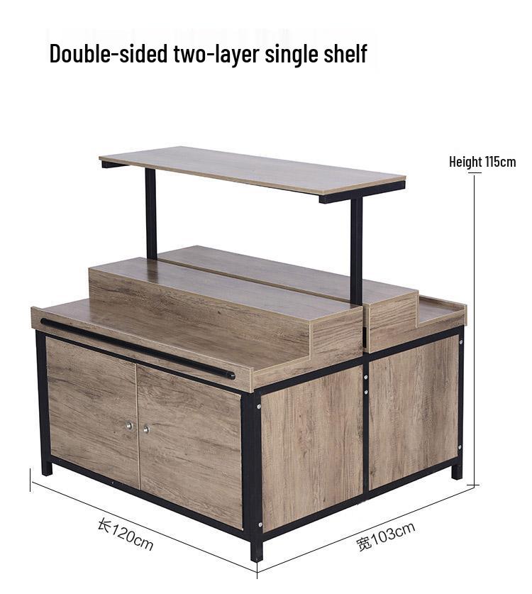 Supermarket Multi-Layer Detachable Display Rack for Bulk Dried Fruits, Grains, Candy, and Biscuits.