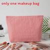 Modern Striped Polyester Toiletry Bag With Breathable Design For Travel And Daily Use