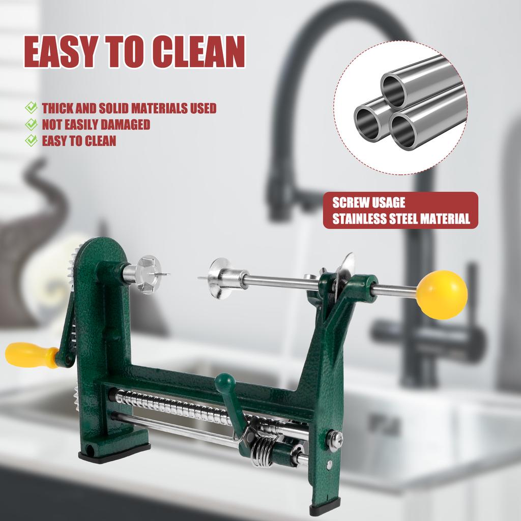 2pcs Peeler Stainless Steel Fruit Peeler Machine Labor Saving Fruit Peeler with Hand Crank Handle for Orange Pear 25cm In Length