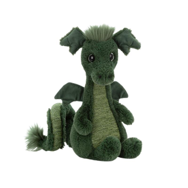 

JELLYCAT Серия Динозавры Искорка Дракон Зеленый Куклы Плюшевая Кукла 35см Высота