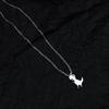 Sweater Chain Choker Necklace Long Chain Punk Dinosaur Pendant Clavicle Chain Choker Necklace for Rapper Unisex Jewelry