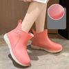 Ladies' Fashionable Low Cut Anti Slip Rain Boots And Rubber Shoes