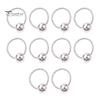 Non-damaging Hair Elastic Rope 10Pcs Super Soft Fabric Heart-Shaped DIY Hairstyle Accessories Ties Holiday Decorations