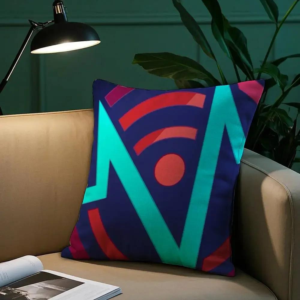 Cartoon H-Hazbin H-Hotels Kissenbezug Plüschstoff Weicher Kissenbezug Beidseitiger Druck Sofakissenbezug Überwurf