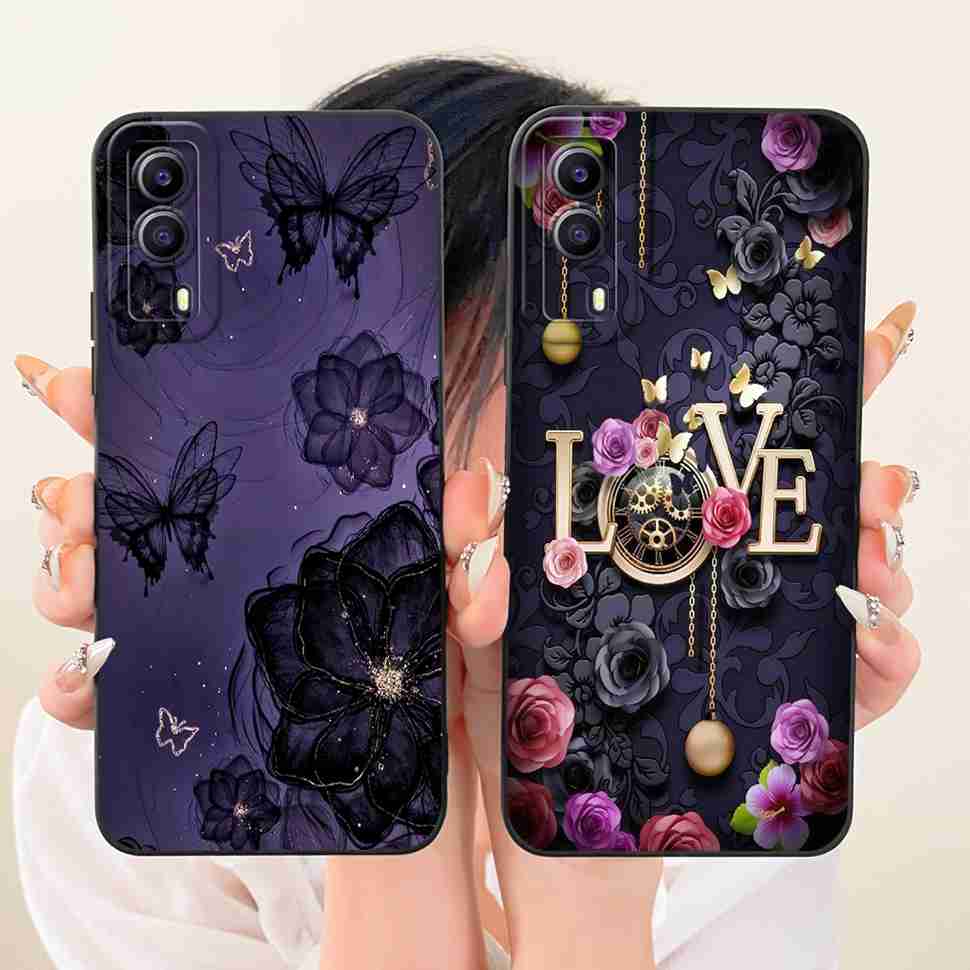 For Vivo Y53s 5G V2111A Case Printed Popular Cartoon Animals Silicone Back Cover For Vivo Y 53S 5G V2058 6.58" Phone Cases Capa