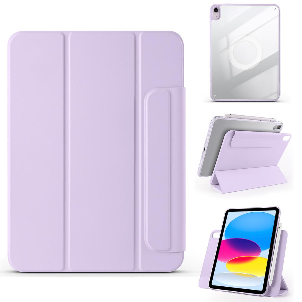 IPad için (2025)/10.9 (2022) Kılıf Katlanabilir Standlı Manyetik Deri Tablet Kılıfı