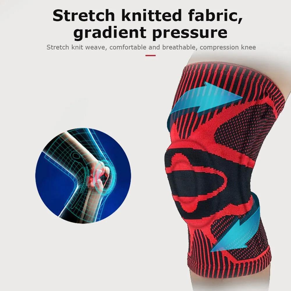 1 buc Genunchiere pentru ameliorarea durerii de genunchi, cu stabilizatori laterali, tampoane cu gel, pentru ruptură de menisc, dureri articulare, recuperarea după leziuni, unisex