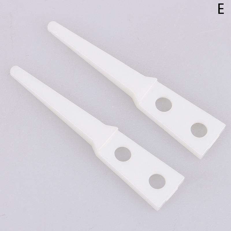 2Pcs Insulated Straight Curved Tip Anti-Static Ceramic Tweezers Electronic Industrial Ceramic Tweezers For Industry