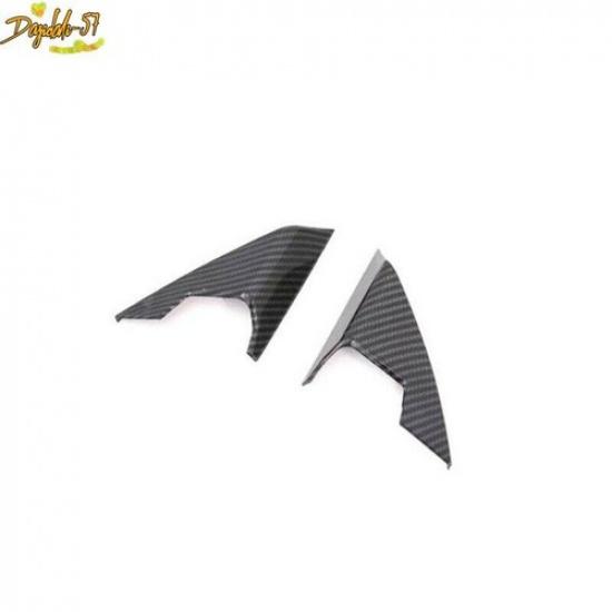For Toyota Avalon -21 Carbon Fiber Front Window Triangle A Pillar Cover Trim