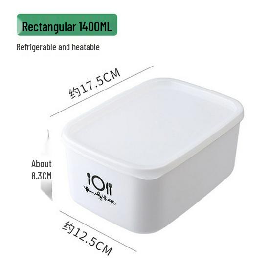 Plastic Food Storage Container with Lid - Sealed Fresh-Keeping Box for Fridge, Fruit, Lunch, or Bento.