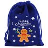 Christmas Cotton Linen Gift Bags Xmas Tree Printed Drawstring Pocket Christmas Party Gift Packaging Jewelry Storage Bags