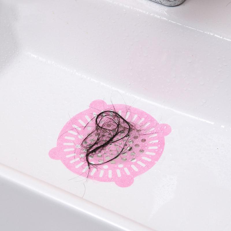 30Pcs Disposable Sink Filter Shower Drain Sticker Drain Hair Catcher Drain Cover