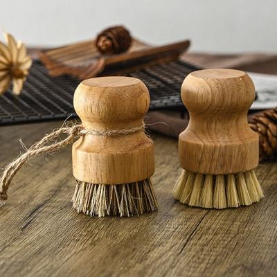 Natural Sisal Coconut Brown Pot Can Not Brush Hair Home Dishwashing Brush Non-stick Pot Brush Kitchen Cleaning Brush