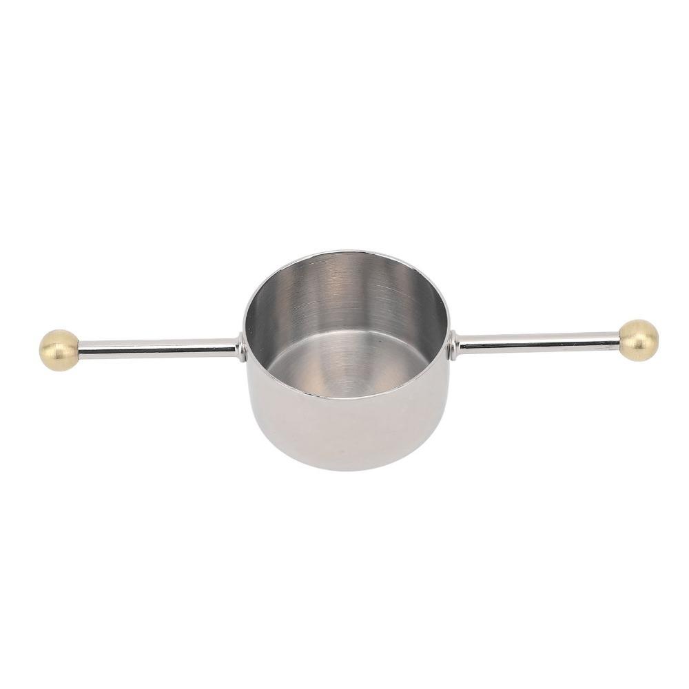 Handle Included Double Bead Jigger 30ml Precision Measure Cup Professional Bartender Jigger Party серебряный