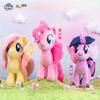 New My Little Pony Plush Toys Twilight Sparkle Pinkie Pie Rarity Fluttershy Applejack Rainbow Dash Stuffed Doll Kid Xmas Gift