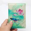New Exquisite Mural Passport Cover Travel Accessories Cartoon PU Passport Holder Women Ticket ID Credit Card Holder Case