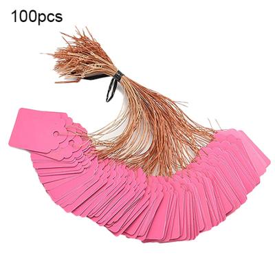 100 Pcs Waterproof Strip Line Gardening Labels Signs Plant Hanging Tags