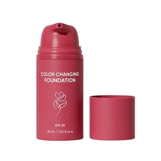 30ML Color Changing Foundation 50 Lightweight Hydrating for Women SPF Liquid Foundation Long-Lasting