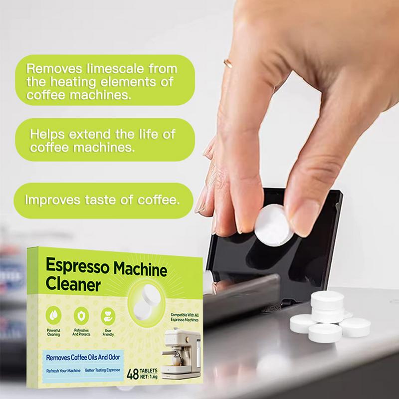 Cleaning Tablets for Coffee Machine Cleaner Descaler Tablets Safe & Effective Descaling Tablets for All Coffee Espresso Machine