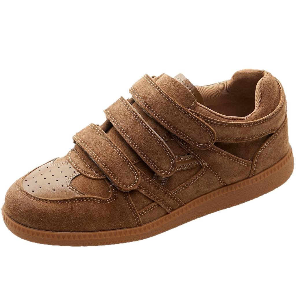 Klettverschluss Deutsche Trainingsschuhe Damen Matt Lässig Board Schuhe Neue Frühjahrs Damenschuhe Innen Absatzsteigernde Sportschuhe