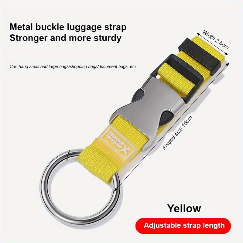 Travel Luggage Strap Portable Fixed with Release Buckle Additional Bag Backpack Strap Luggage Strap Lapel Strap Jacket Holder