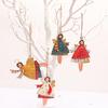 Holiday Decoration Festive Iron Pendant Hanging Ornament For Tree Angel Ornament Versatile Decoration Colorful Detail