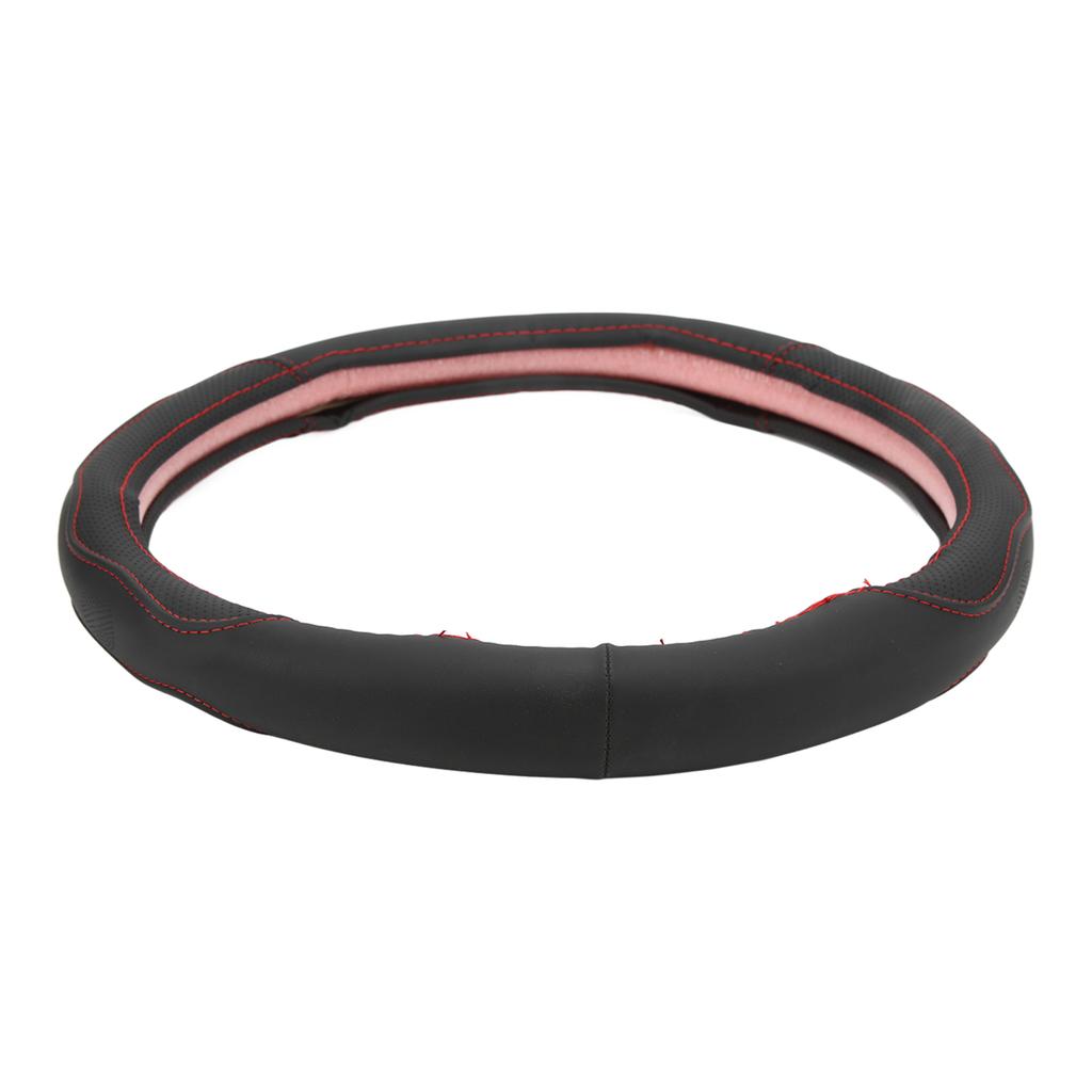 Car Steering Wheel Cover 15in   Fit Artificial Leather Protector for Modification