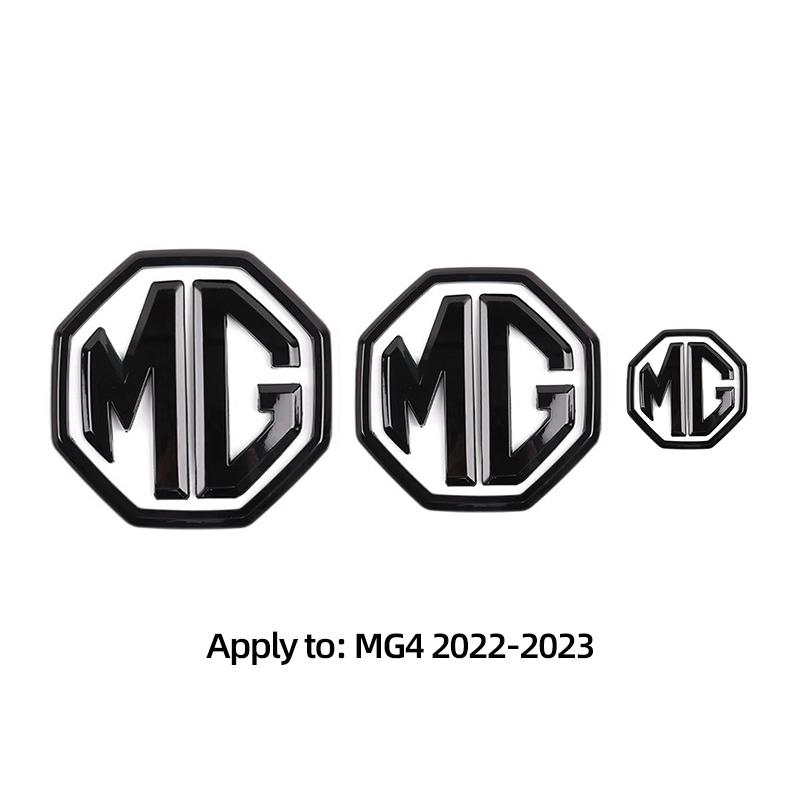 Car Front Badge Decoration Steering Wheel Sticker Rear Trunk Logo For MG Cyberster MG3 MG5 MG7 MG6 ZS ES5 ONE HS MG4 EV Cyber X VV222